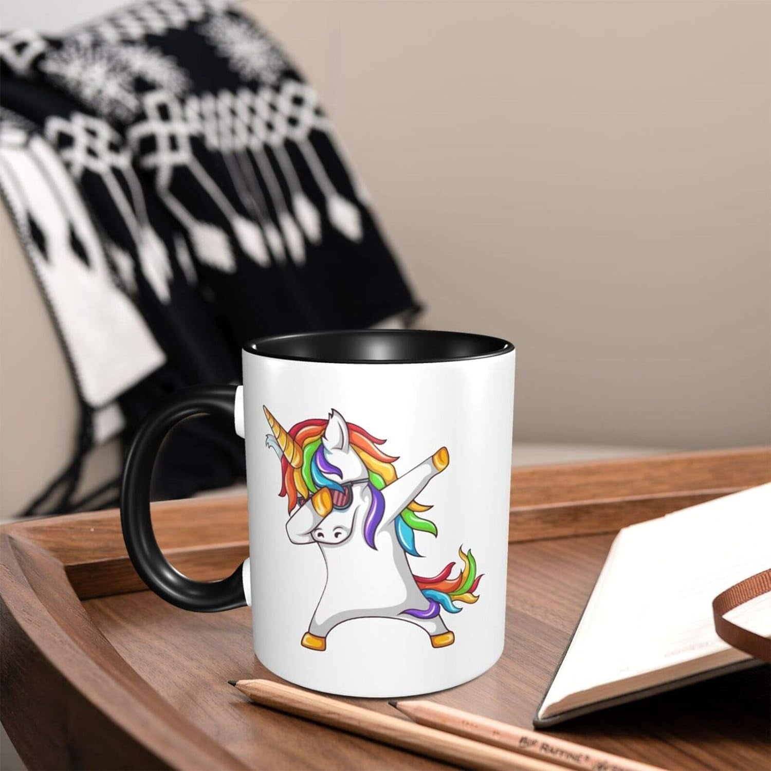 Unicorn Coffee Mugs Tea Cup Funny Mug 11Oz Women Men Mom Dad Gift Office Work Ceramic